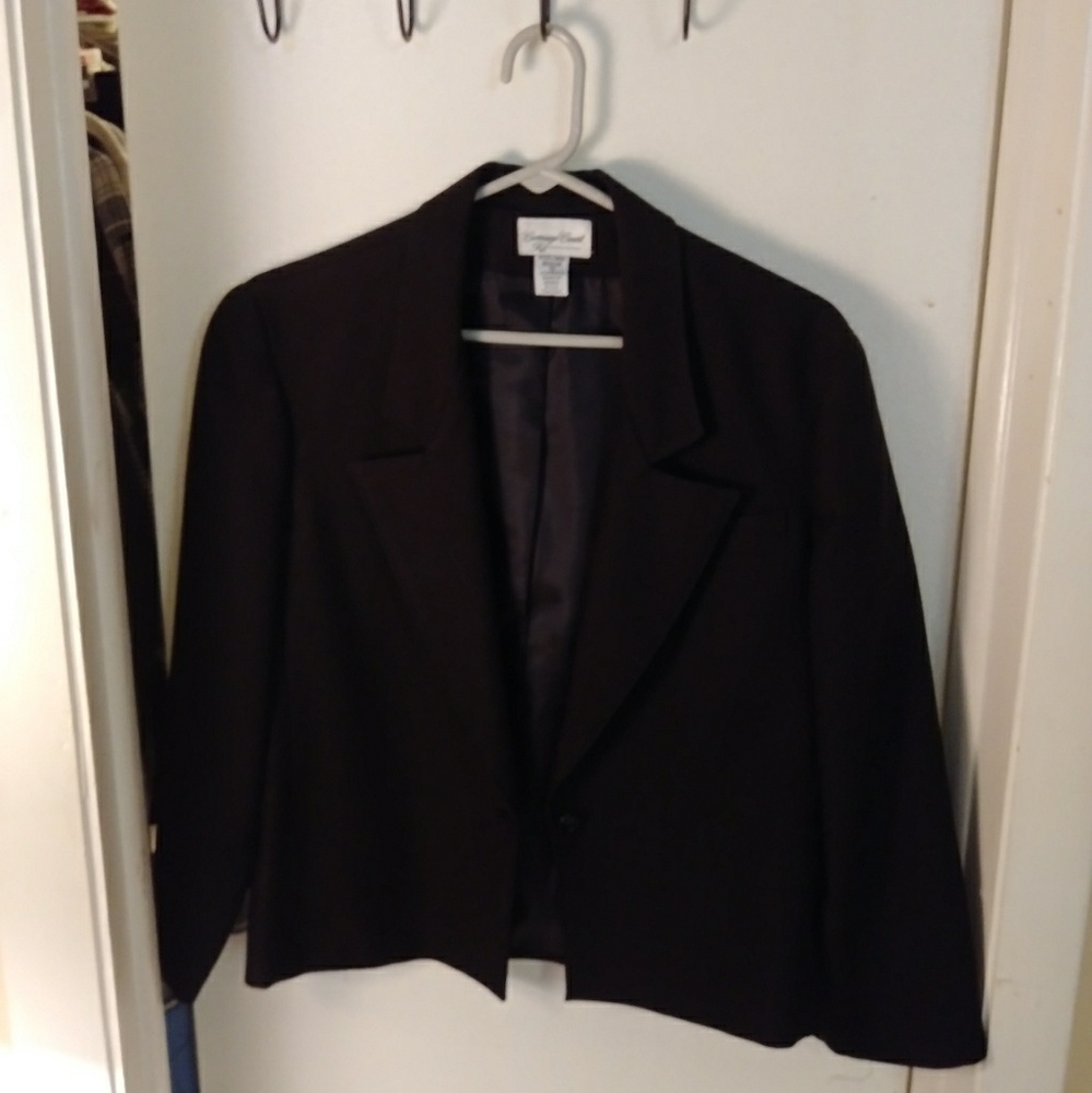 Black Cropped Jacket